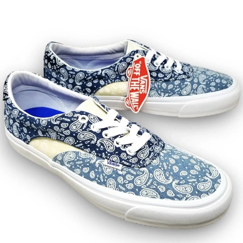 Vans  Acer NI SP Skate Shoes Bandana Multi/White  Women 7.5  New With Tag